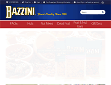 Tablet Screenshot of bazzininuts.com